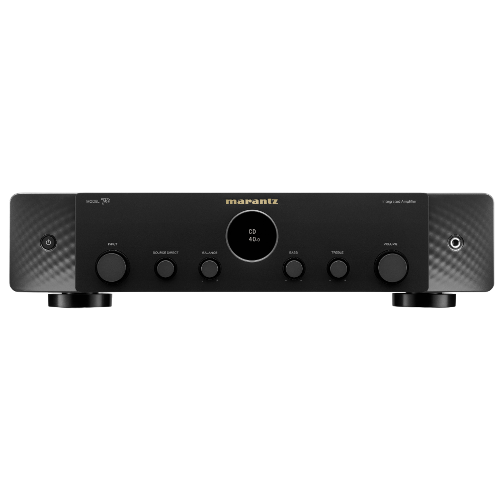 Marantz Model 70 Integrated Amplifier in Black, front