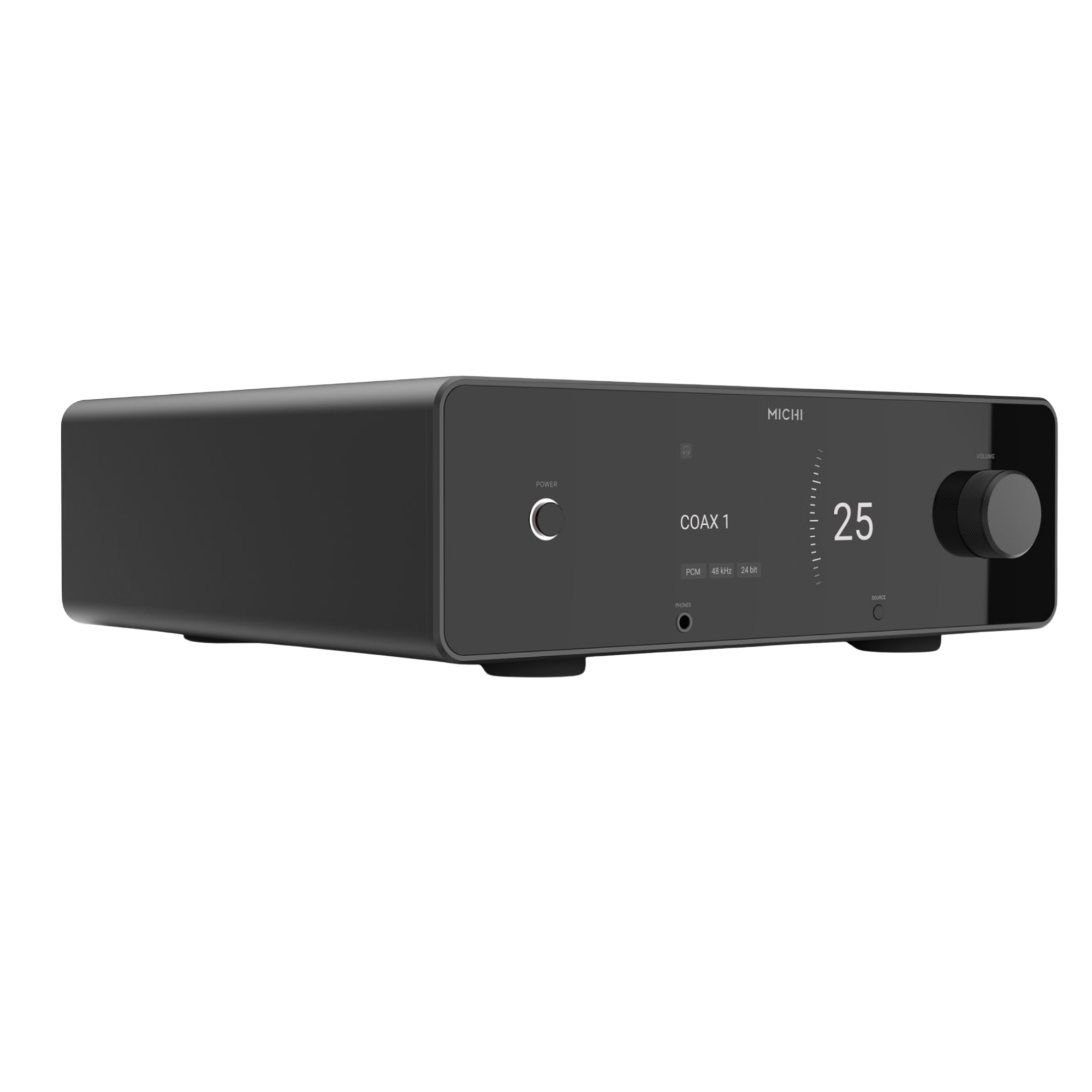 Michi P430 Preamplifier, angled to the right
