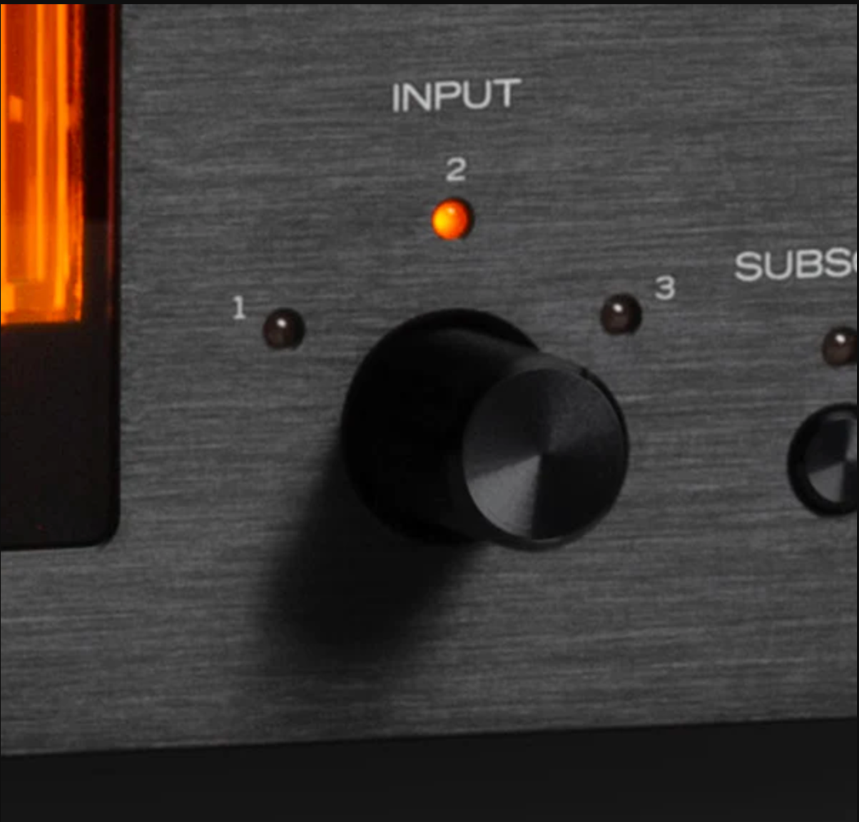 Mobile Fidelity (MoFi Electronics) MasterPhono Phono Stage. Image of Input dial