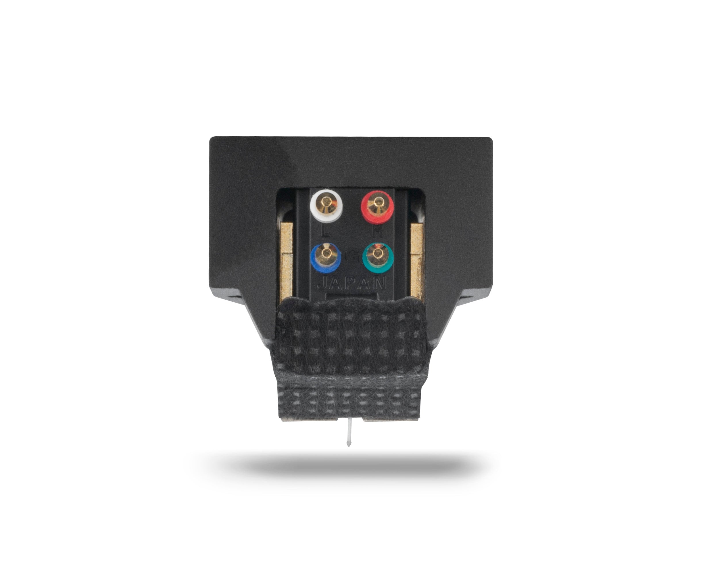 Mobile Fidelity (MoFi Electronics) MasterDeck Turntable, with pre-fitted UltraGold MC cartridge. Top image of Cartridge