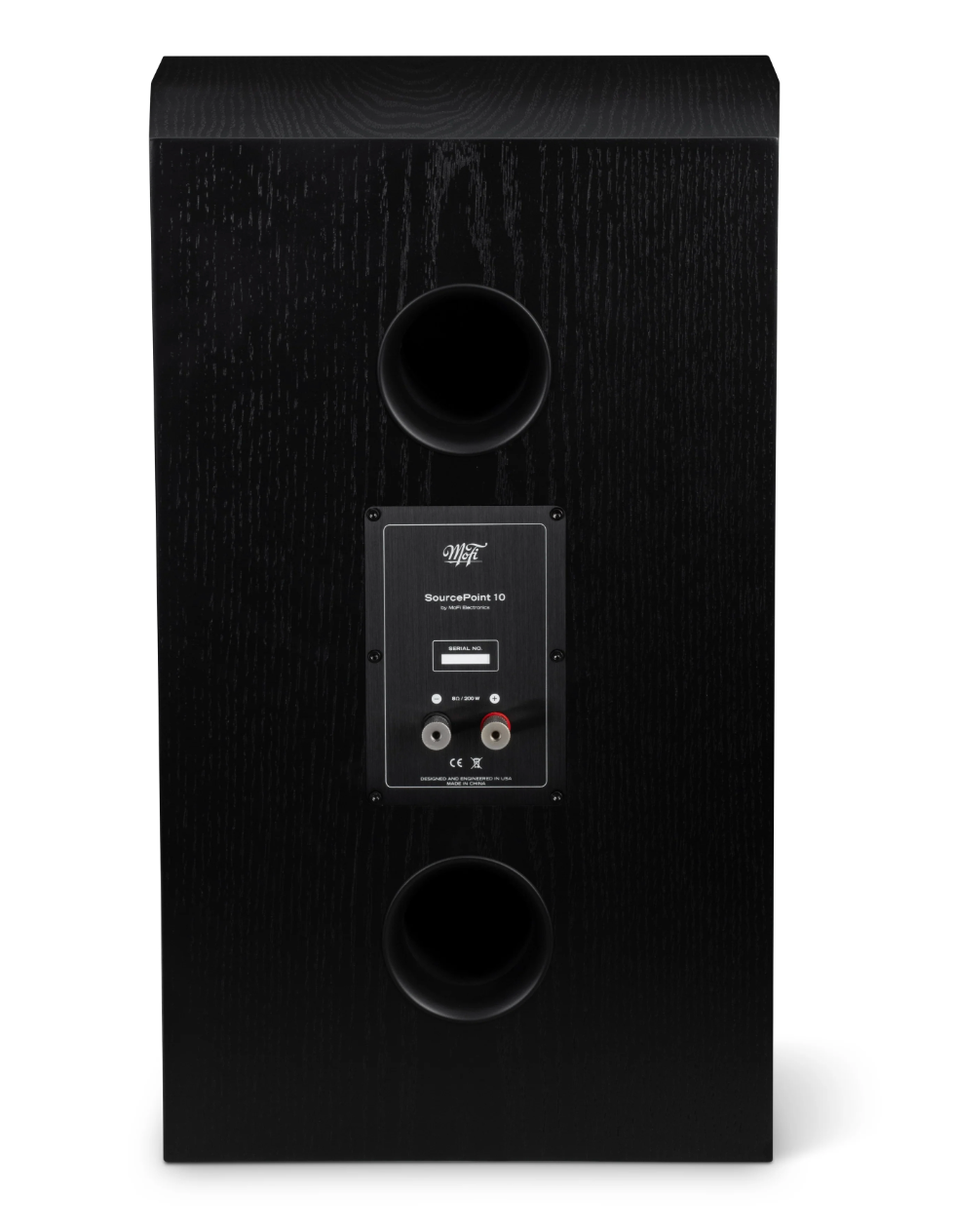 Mobile Fidelity SourcePoint 10 Master Edition Loudspeakers  in Satin Black Ash, individual speaker, back