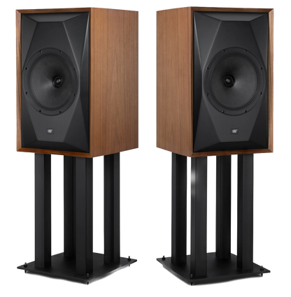 Mobile Fidelity SourcePoint 10 Master Edition Loudspeakers  in Satin Walnut, pair, on SourcePoint 10 stands, sold Separately