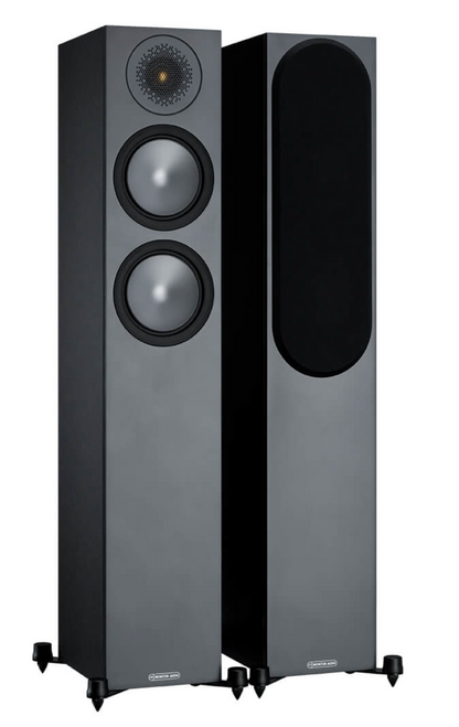 Monitor Audio Bronze 200 Floorstanding Speakers, pair in black