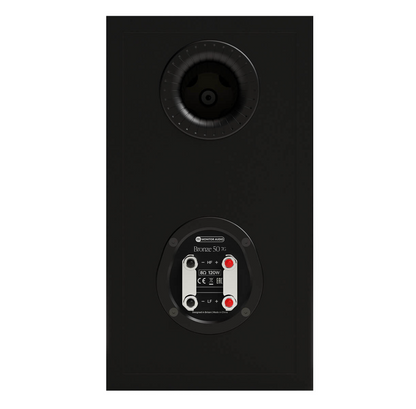 Monitor Audio Bronze 50 7G Bookshelf Speaker in Black, back