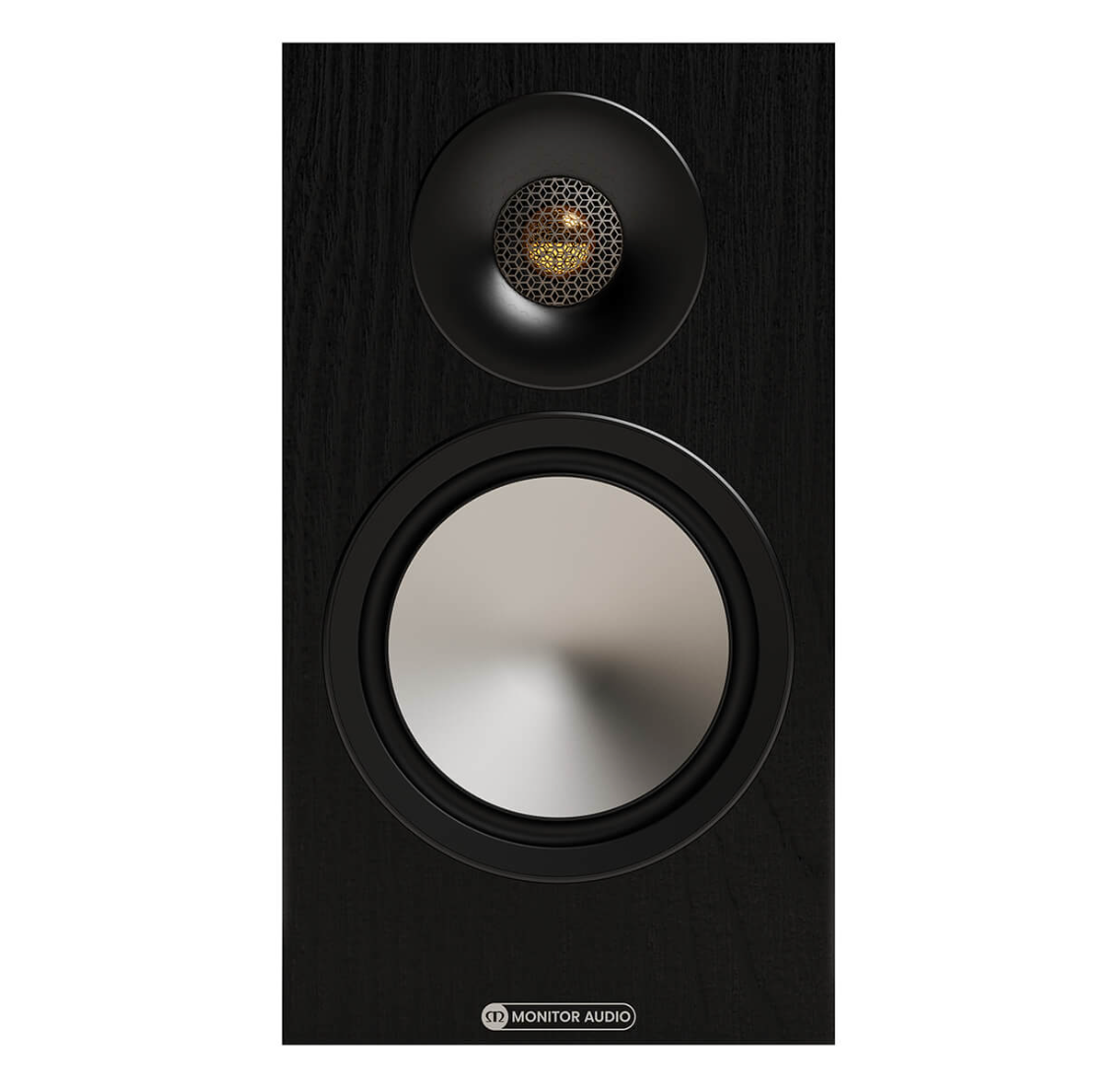 Monitor Audio Bronze 50 7G Bookshelf Speaker in Black, front
