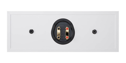 Monitor Audio Bronze C150 Centre Speaker in white, back view