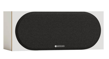 Monitor Audio Bronze Centre 7G Centre Speaker in white, with grille