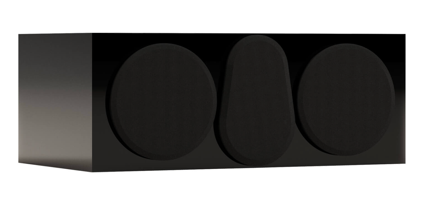Monitor Audio Gold C250 6G Centre Speaker in High Gloss Black, with grille