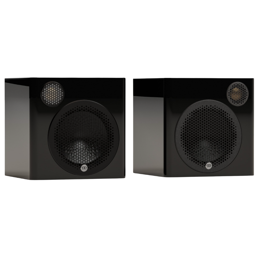Monitor Audio Radius 1(4G) Bookshelf Speaker pair in Gloss  Black