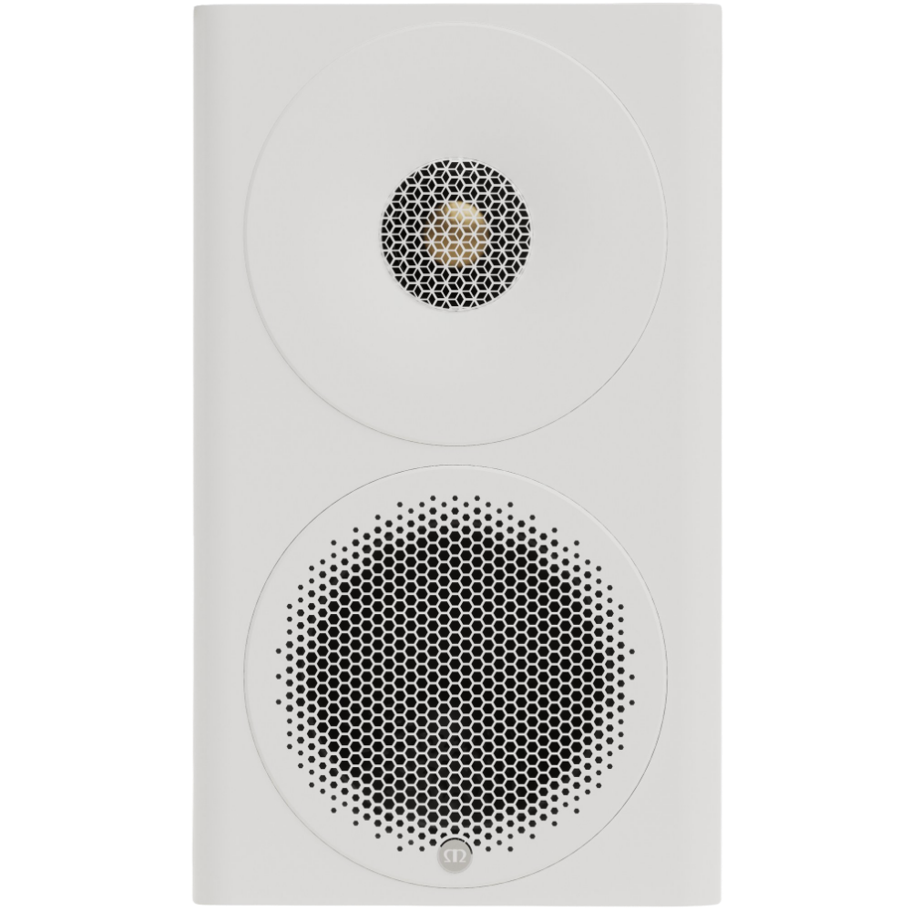 Monitor Audio Radius 3 (4G) Bookshelf Speaker in Satin White, front