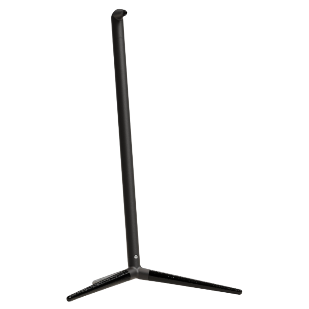 Monitor Audio Radius Floor Stand (4G) Speaker Stands in Black, individual stand, angled