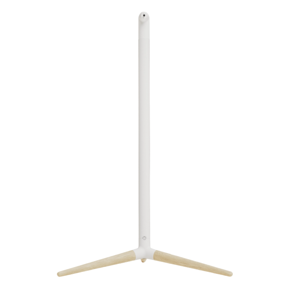Monitor Audio Radius Floor Stand (4G) Speaker Stands in White, individual stand, vertical
