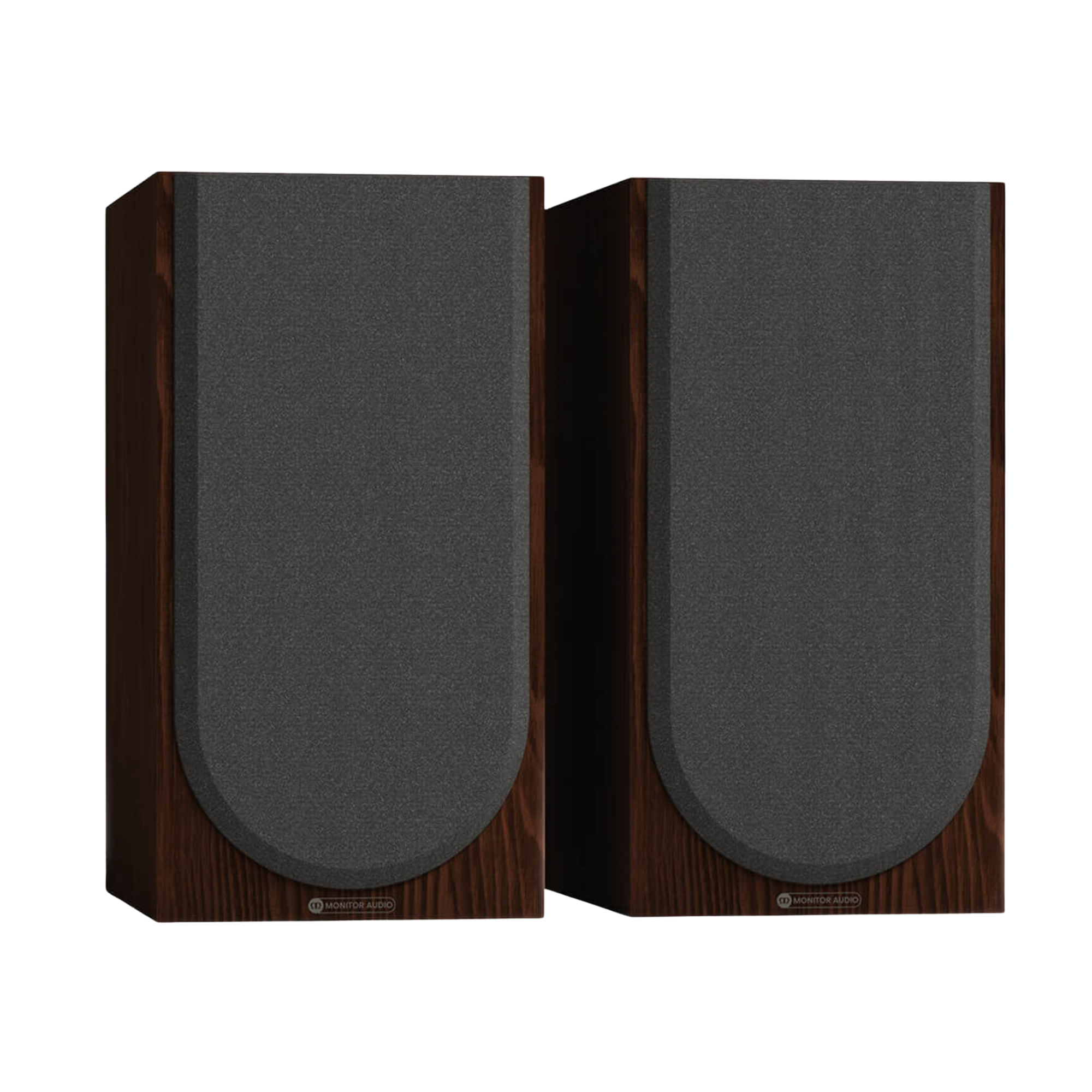 Monitor Audio Silver 100 8G Standmount Speakers  in European Walnut with grilles