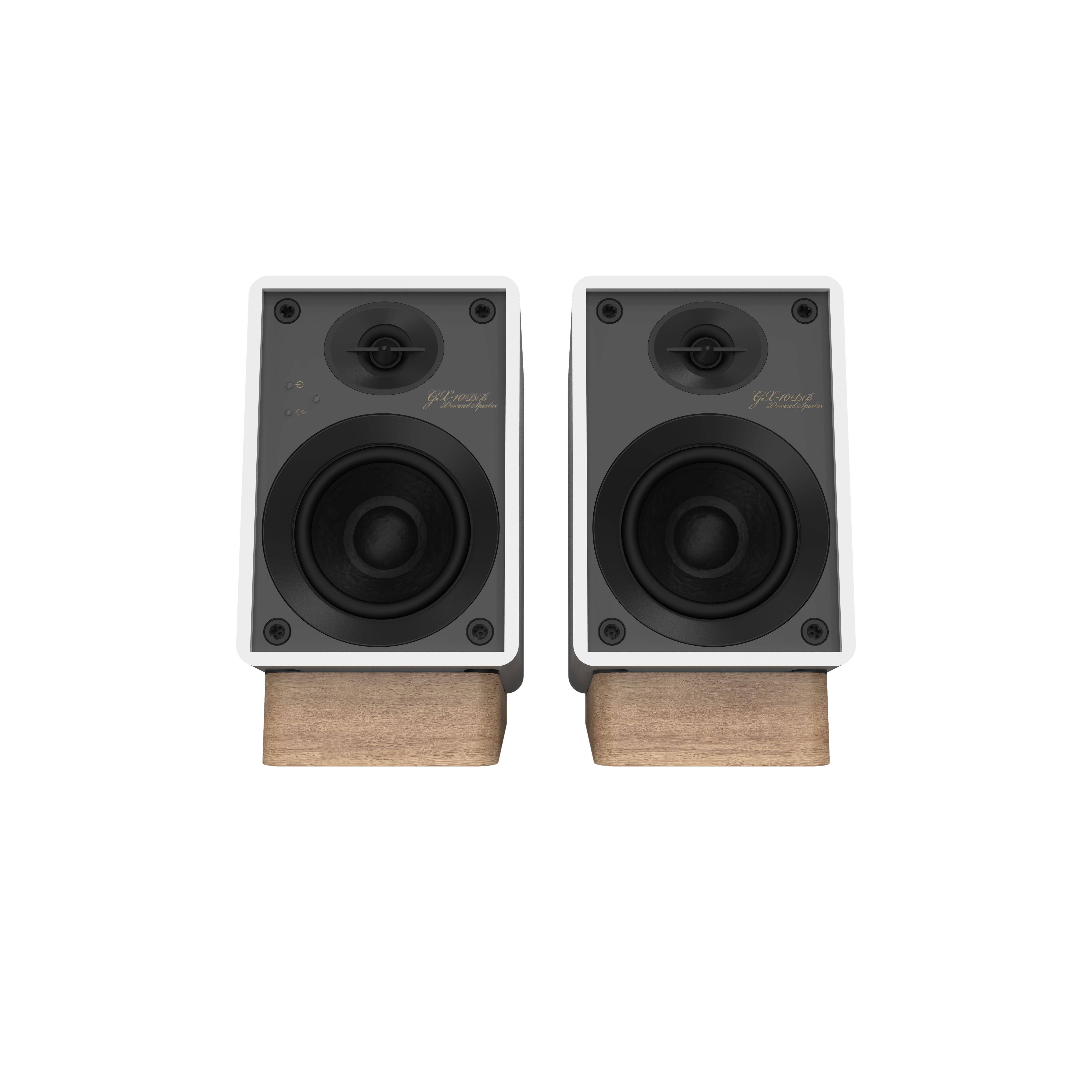 Onkyo GX-10DB Powered Speaker in White pair, without grilles