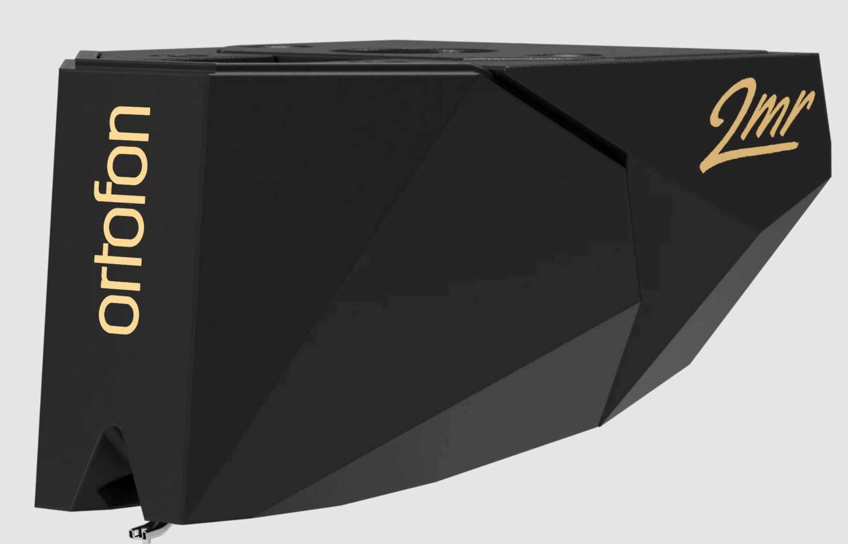 Ortofon 2MR Black Cartridge.  Front and side image
