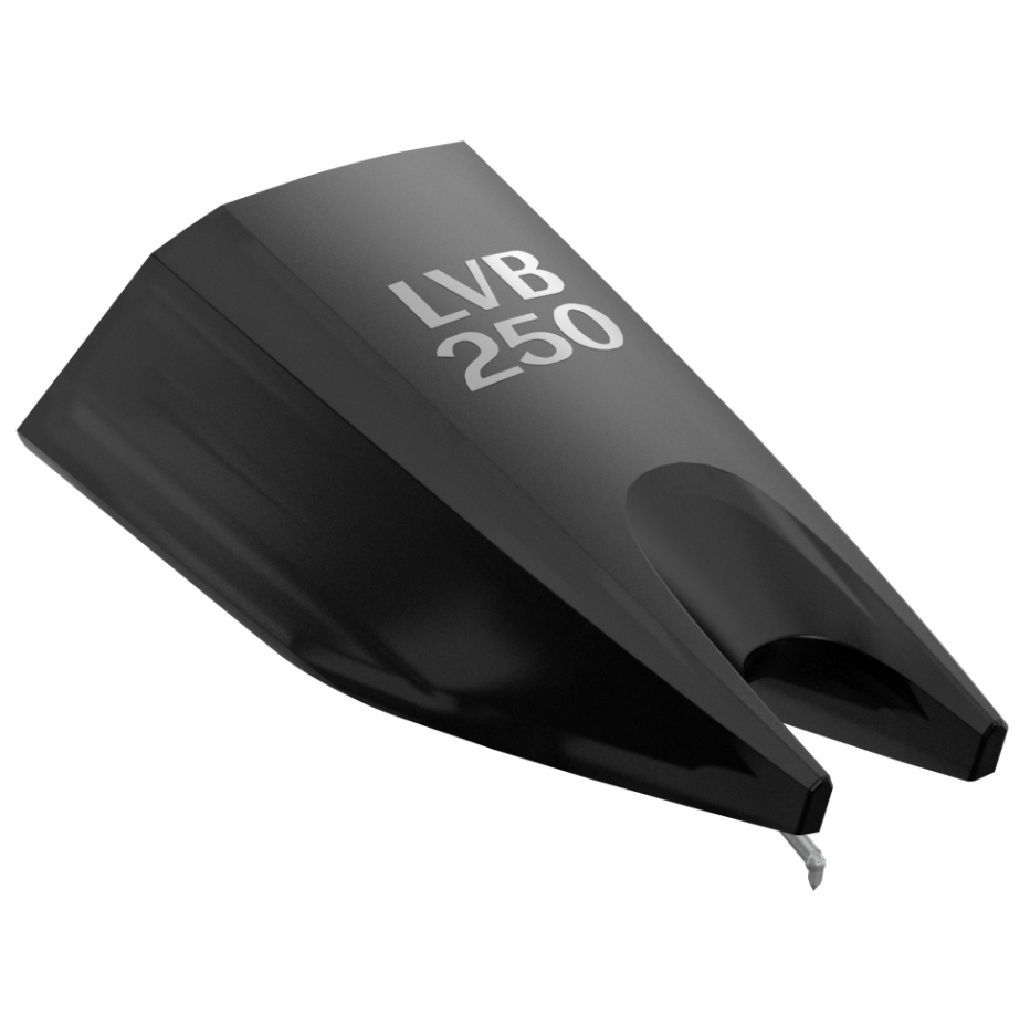 Ortofon Concorde Music Black LVB 250 Replacement Stylus, angled view