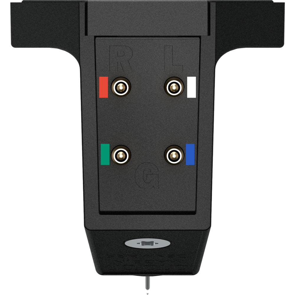 Ortofon Hi-Fi MC X50 Moving Coil Cartridge, connection points shown