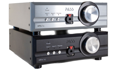 Pass Labs HPA-1C Stereo Headphone Amplifier , combo in Silver and Black