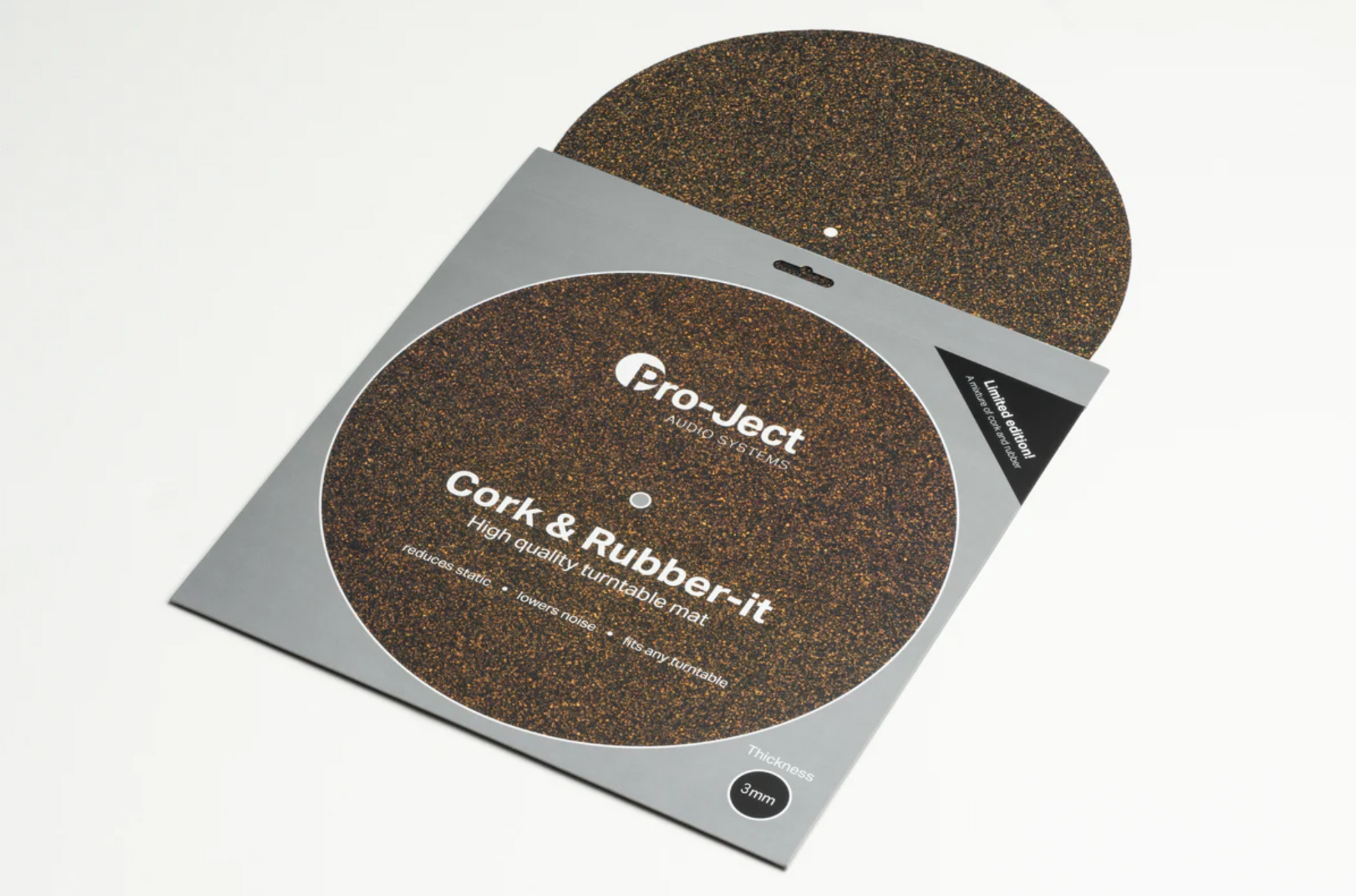 ProJect Cork & Rubber It Composite Turntable Mat in packet