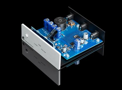 ProJect Power Box S3 Phono Power Supply. Silver unit, inside image