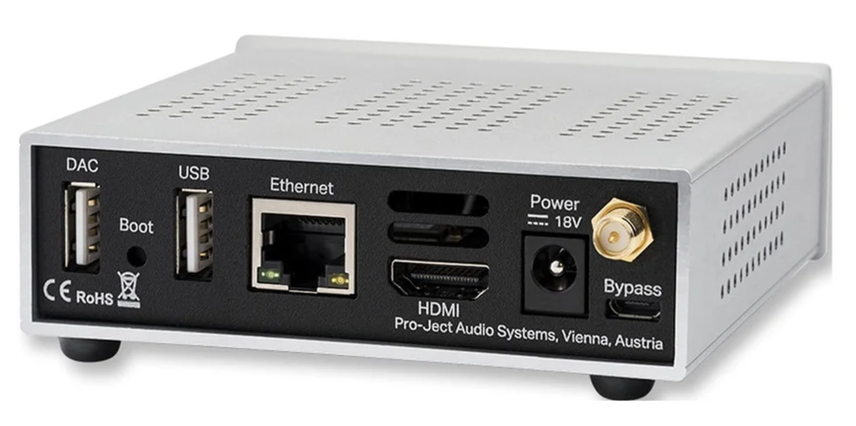 ProJect Stream Box S2 Ultra, back of unit