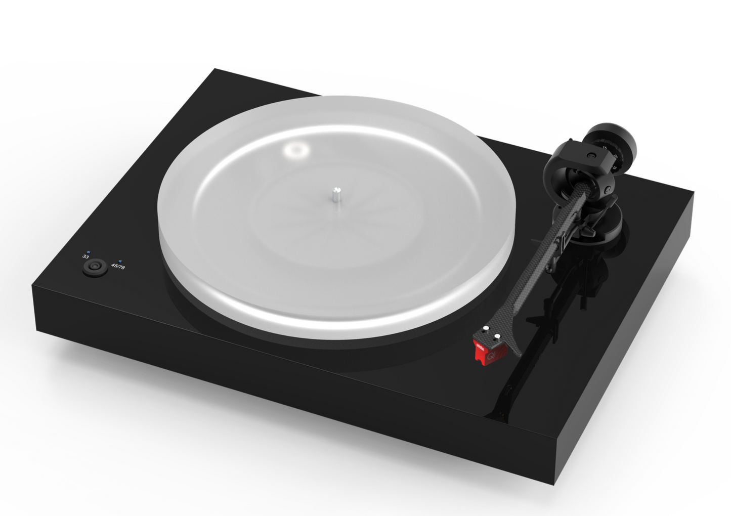 ProJect X2 B Turntable with Ortofon Quintet Red MC Cartridge in gloss balack