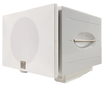 REL S/550 Subwoofer in White with grille