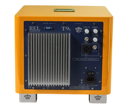 REL T/9x Subwoofer Limited Edition Tangerine Dream, back