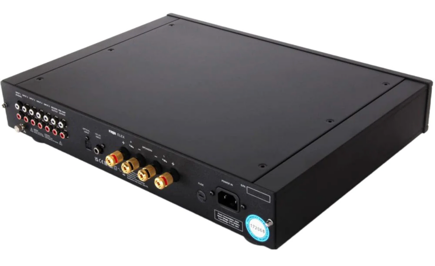 Rega Elex R MK4 Integrated Amplifier. back image