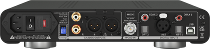 SPL Audio Diamond DAC and Preamplifier back of unit
