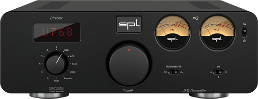 SPL Audio Director MK2 Preamplifier DAC in black
