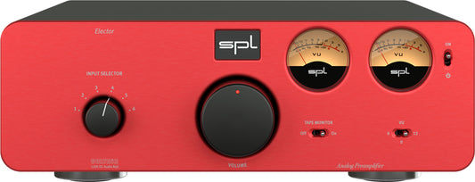 SPL Audio Elector Analog Preamplifier in red