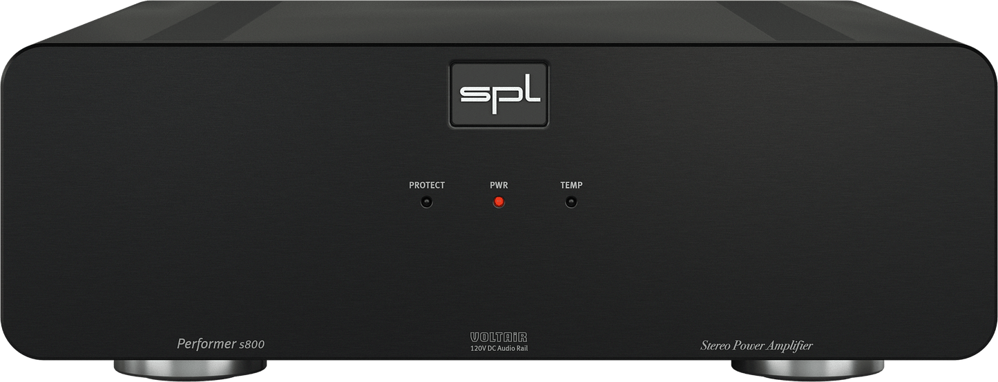 SPL Audio Performer s800 Stereo Power Amplifier in black
