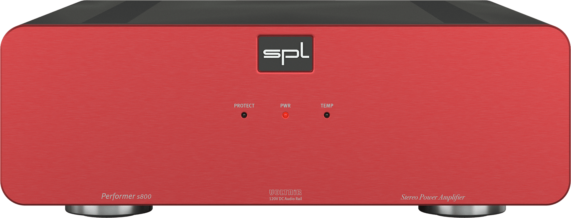 SPL Audio Performer s800 Stereo Power Amplifier in red