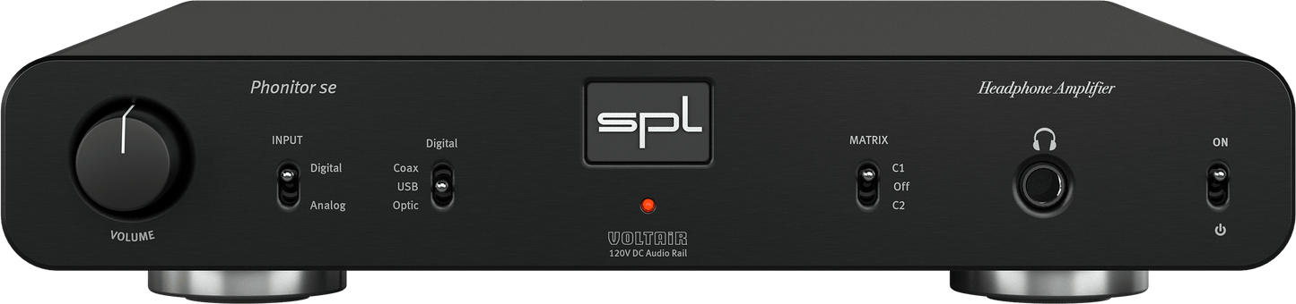 SPL Audio Phonitor se Headphone Amplifier with optional DAC 768xs in black