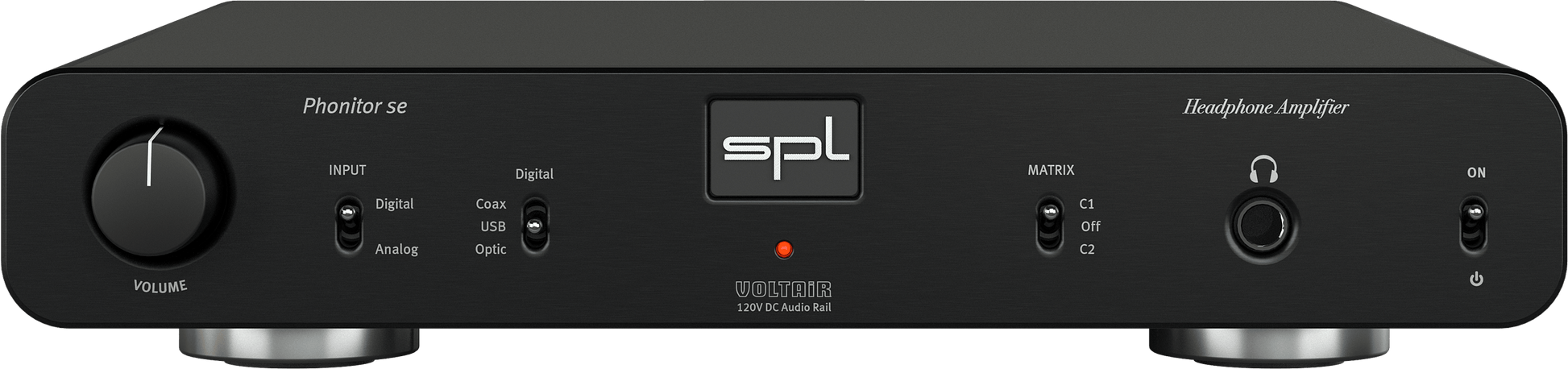 SPL Audio Phonitor se Headphone Amplifier with optional DAC 768xs in black