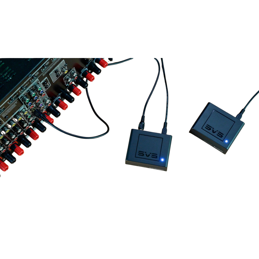 SVS SoundPath Multi-Band Wireless Audio Adapter, connected