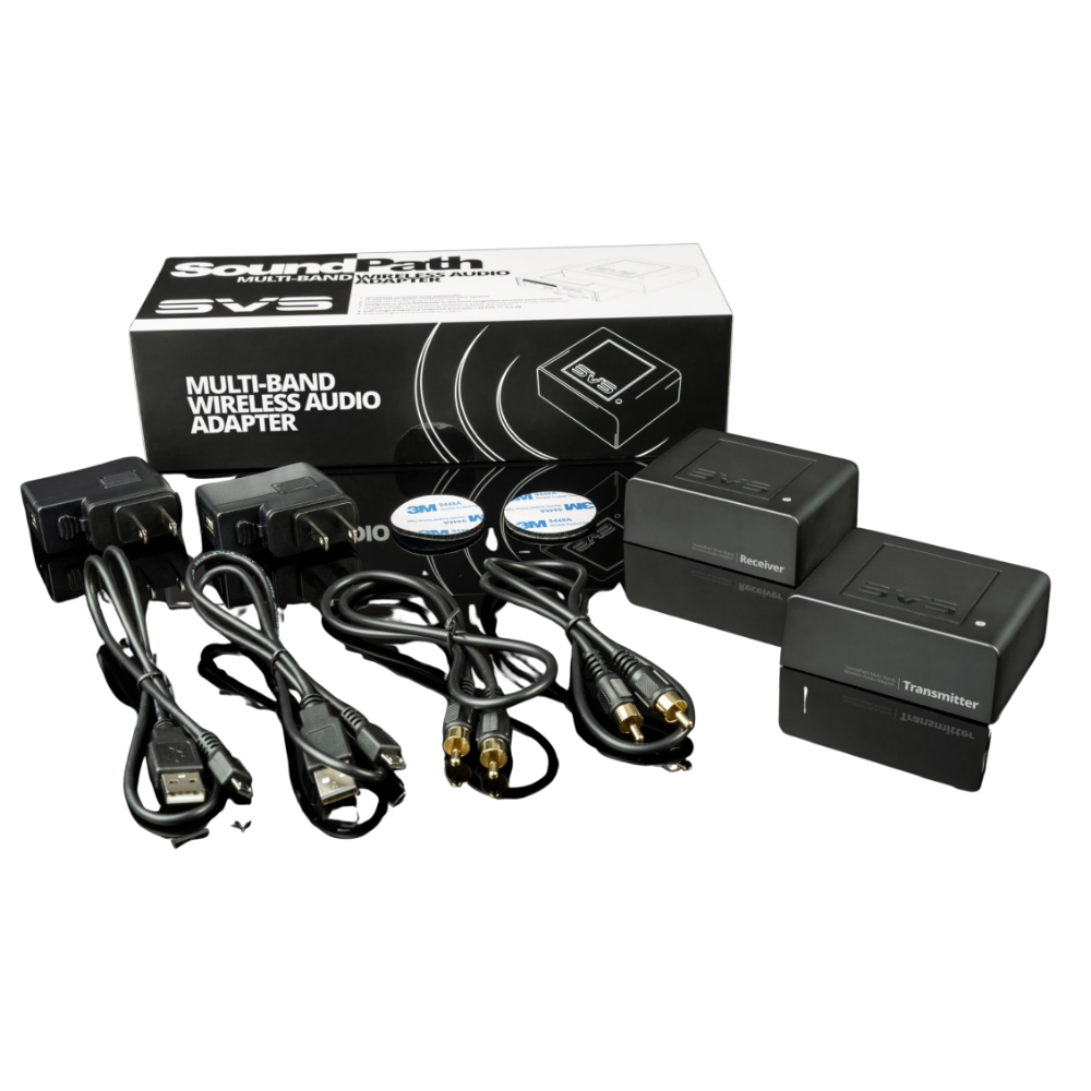 SVS SoundPath Multi-Band Wireless Audio Adapter, whats included