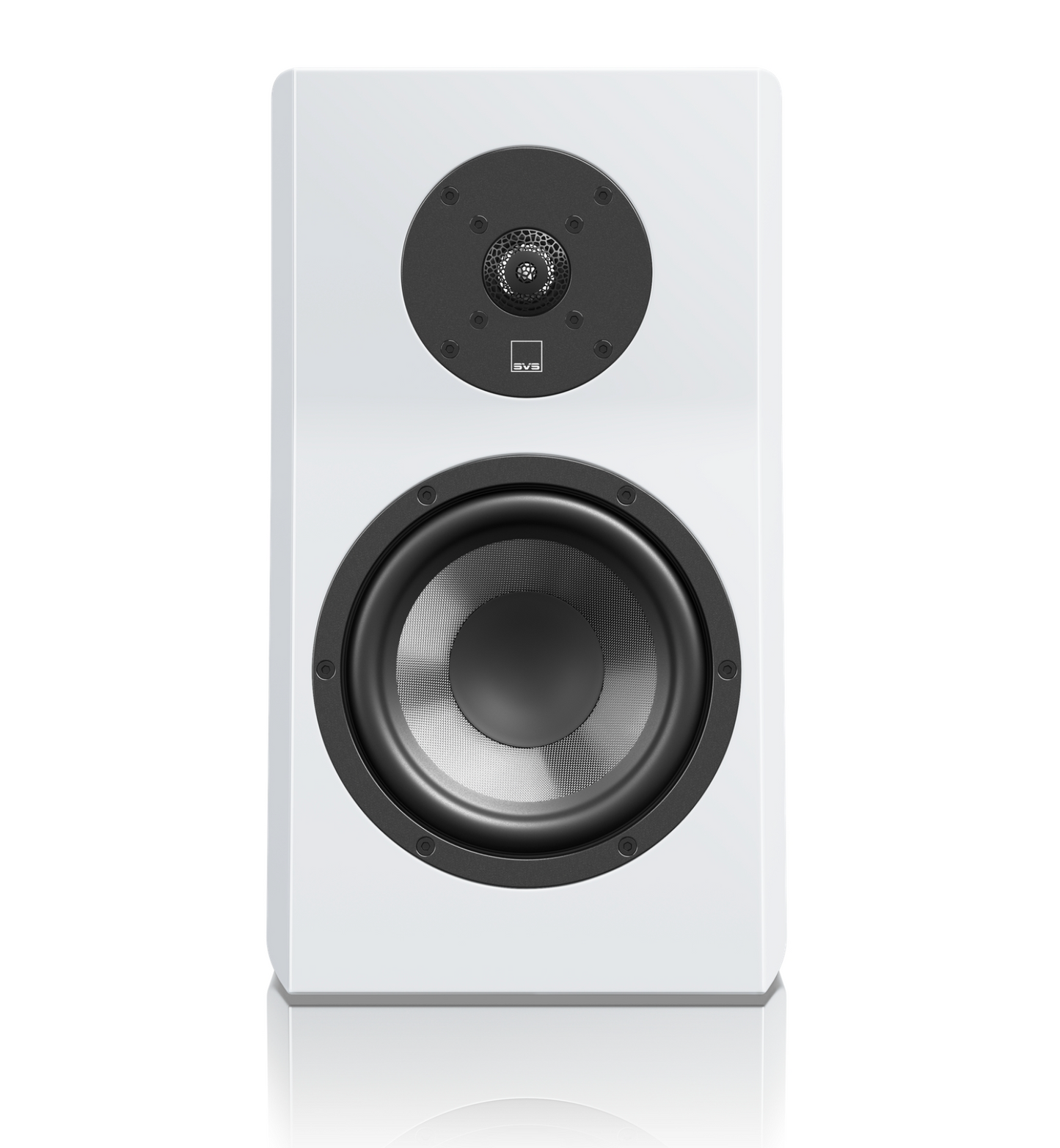 SVS Ultra Evolution Bookshelf Speakers, Piano Gloss White, without grille
