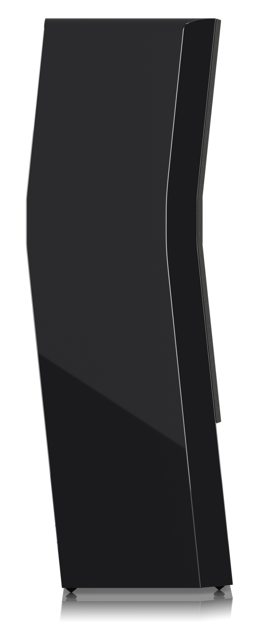 SVS Ultra Evolution Pinnacle Floorstanding Speaker, in Piano Black Gloss, individual profile