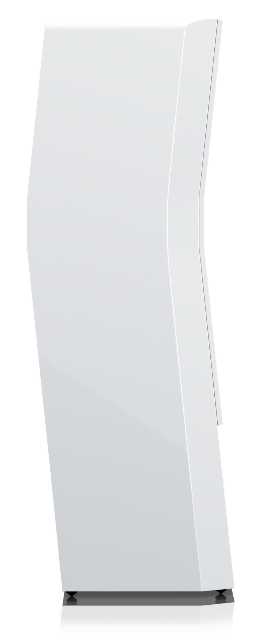 SVS Ultra Evolution Pinnacle Floorstanding Speaker, in Piano White Gloss, individual profile