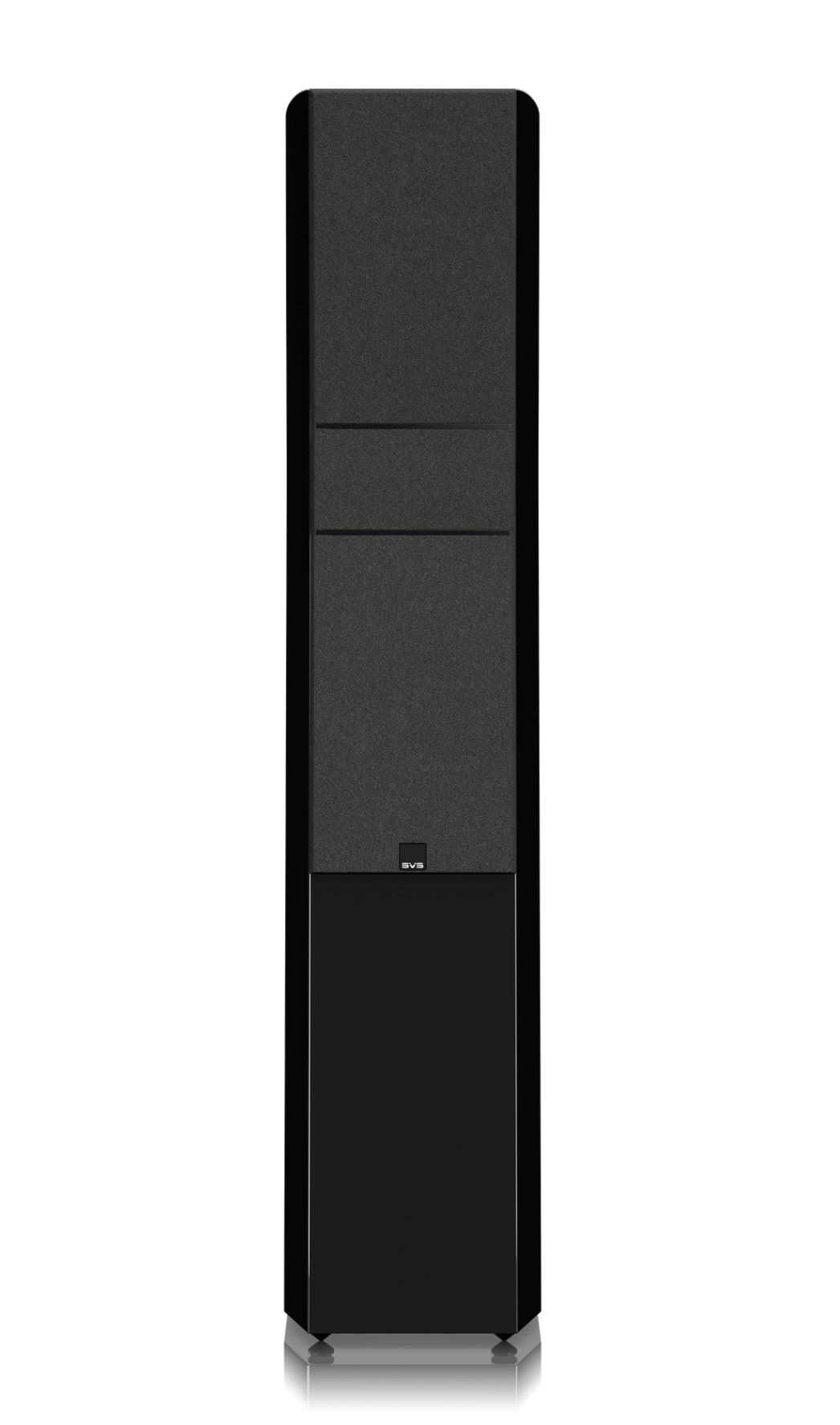 SVS Ultra Evolution Titan Floorstanding Speaker in Piano Black Oak, with grille