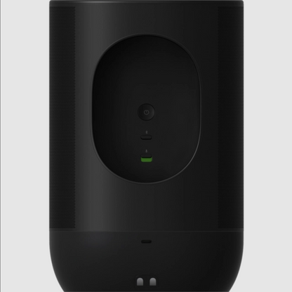 Sonos Move 2 Portable Smart Speaker in Black, back view