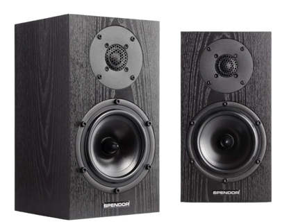 Spendor A1 Bookshelf Speakers, Black Ash