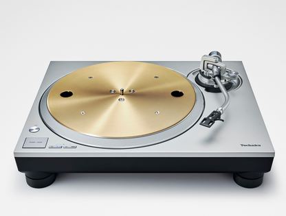 Technics SL-1300G Grand Class Turntable in silver, front on
