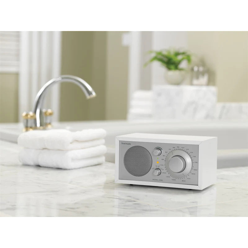  Tivoli Audio Model One Radio, timeless design, exceptional sound.  White image 