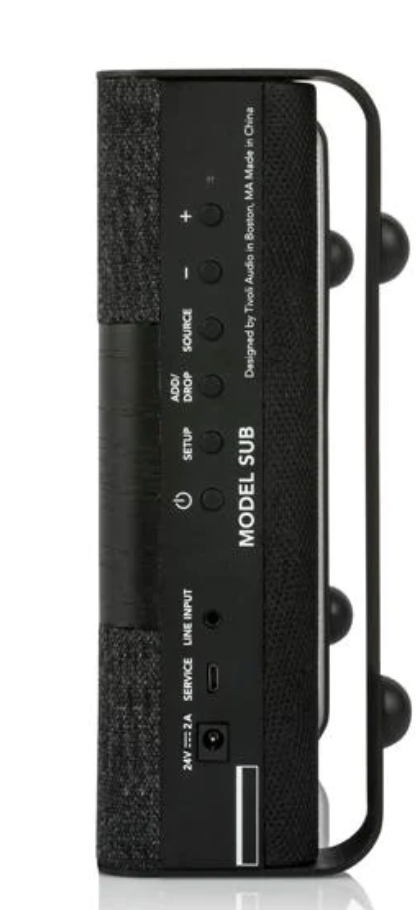The Tivoli Audio Model Sub. Black side 3 image