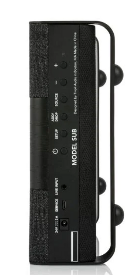 The Tivoli Audio Model Sub. Black side 3 image