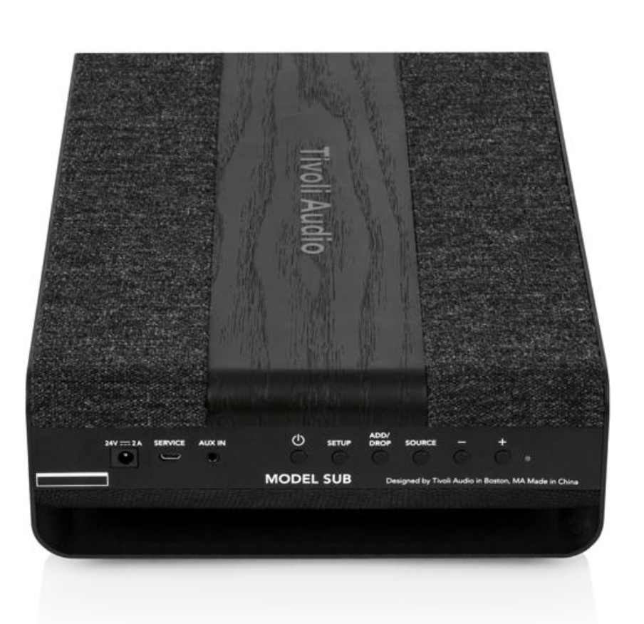 The Tivoli Audio Model Sub. Black side image