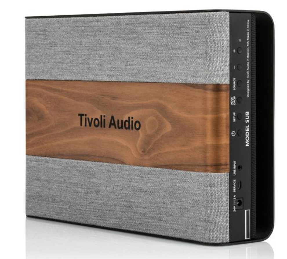 The Tivoli Audio Model Sub. Walnut/Grey side image